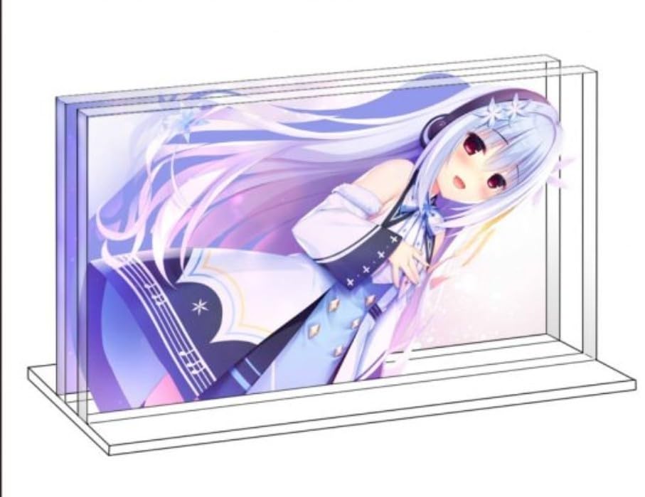 ハミダシクリエイティブ アクリルパネル　直筆サイン　雪景シキ Amazon.co.jp: 雪景シキ 錦あすみ 重層アクリルパネル ハミダシ