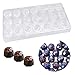 Stampi Per Cioccolato a 21 Fori Cioccolatini a Forma Di Diamante Stampo Per Cioccolato In Policarbonato Pc Sicuro Igienico, Per Cioccolato, Cubetti Di Ghiaccio, Dolci, Torte Nuziali, San Valentino Ecc