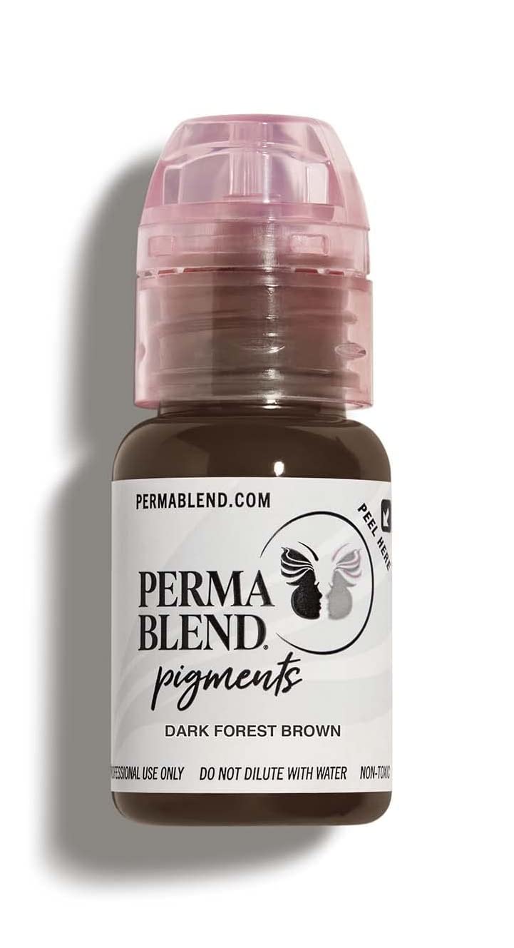 Perma Blend Pigments Professional Color For Permanent Makeup Dark Forest Brown 15ml, Bottle