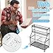 Sports Equipment Garage Organizer - Heavy Duty Garage Organization Ball Storage Rack with Basket, Hooks and Rolling Cart for Sports Gear and Toy Storage, Indoor/Outdoor Use, Black