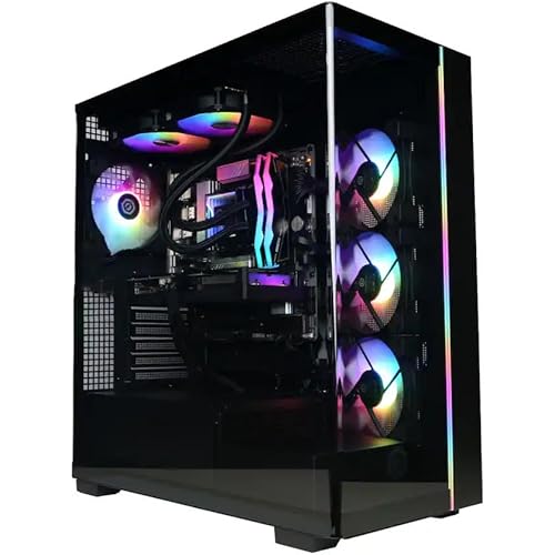 CyberpowerPC Gamer Xtreme Gaming Desktop PC - Intel Core Ultra 7 265F CPU, 32GB DDR5 RAM, 2TB PCIe SSD, NVIDIA GeForce RTX 5060 Ti 16GB, Liquid Cooler, RGB Lighting, Windows 11 Home (GXi3400BSTV17)