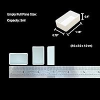 Vista 7 de FCLUB Paleta de acuarela vacía, 20 pozos con tiras magnéticas y ligera, paleta de acuarela de metal, soporte para pintura, paleta de pintura
