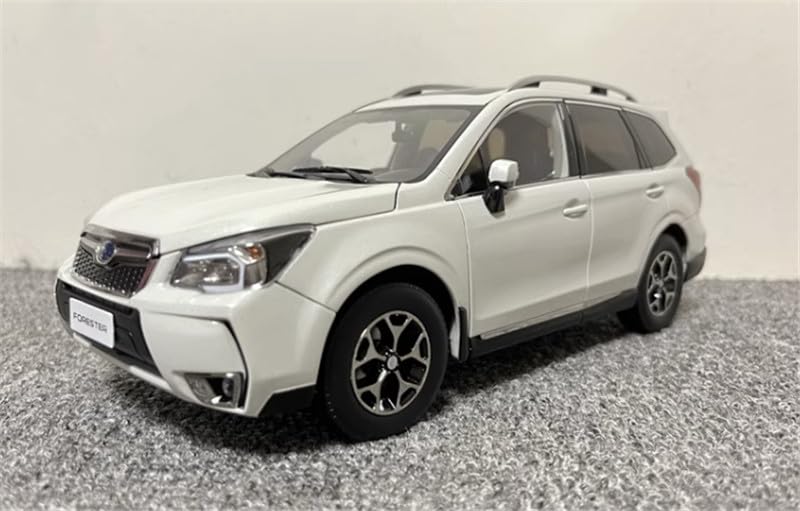 FloZfor PAUDI Model for Subaru for Forester 2015 Crystal Pearl White 1:18 Truck Pre-Built Model