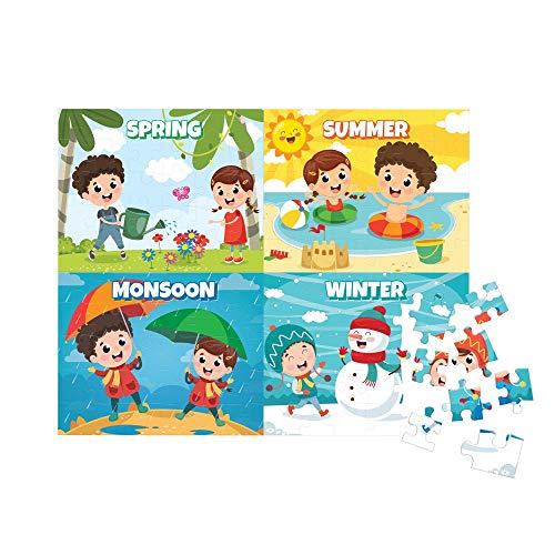 Image of Funskool - Play & Learn Funskool Play & Learn-Seasons,Educational,120 Pieces,Puzzle,for 4 Year Old Kids and Above,Toy