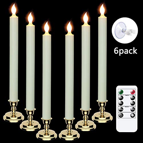 Best christmas window candles battery operated suction cup for 2021