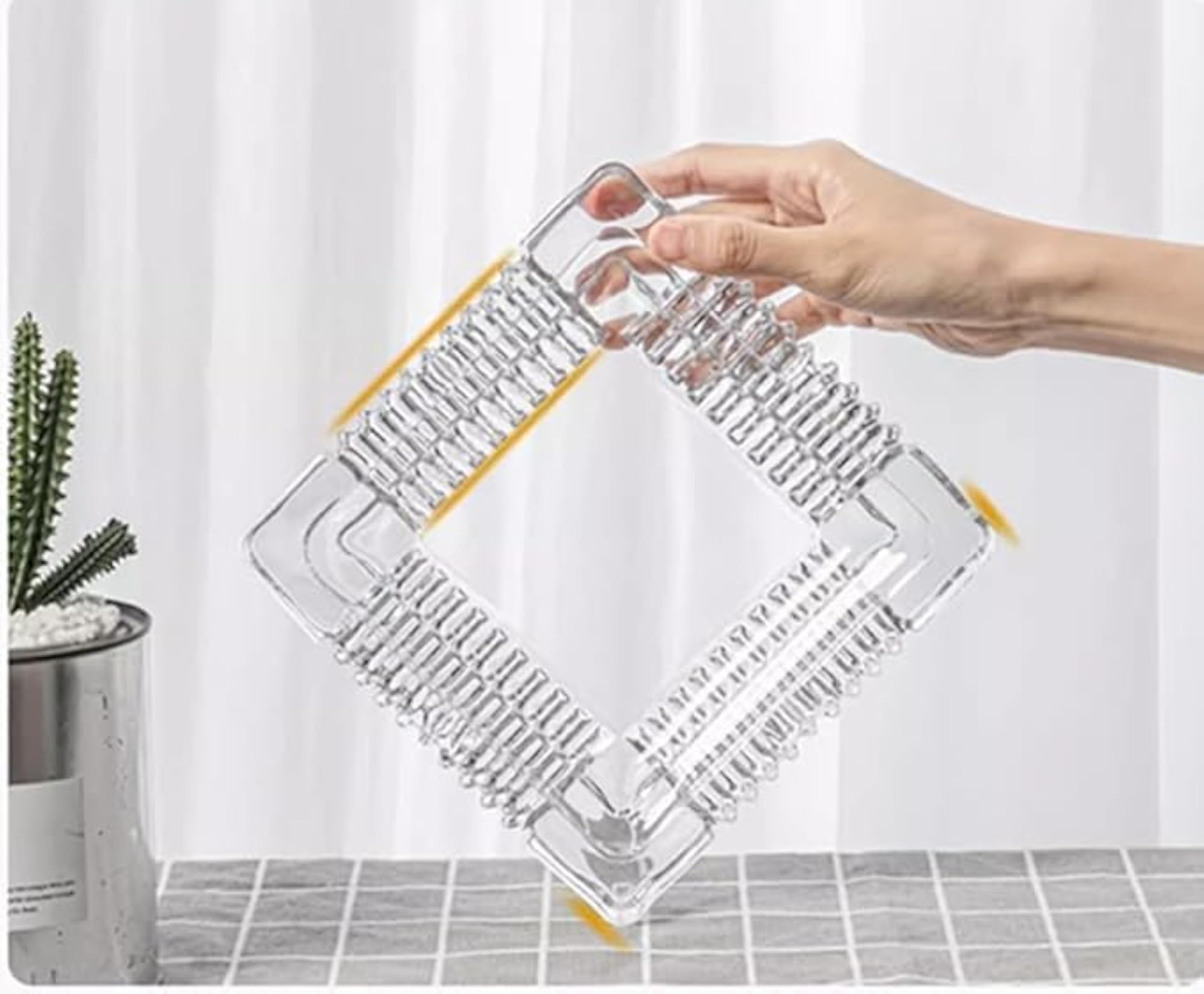 Square Designer Glass Ashtray for Home & Office Decor