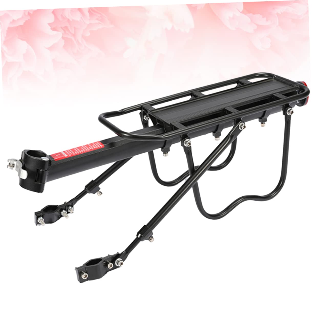 WOONEKY Tylny Bagażnik Rowerowy Bagażnik Na Rower Górski Tylna Podstawka Uchwyt Na Rower Bagażnik Rowerowy Tylna Półka Rowerowa