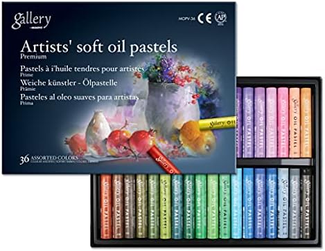 Mungyo Gallery Artists' Soft Oil Pastels-36 Colors,Multicolor