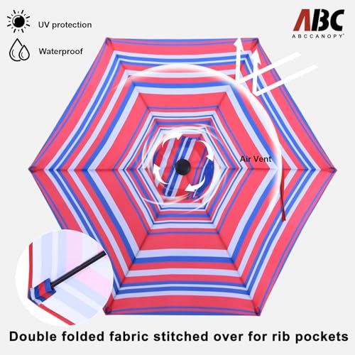 Image of ABCCANOPY 7.5FT Patio Umbrella Outdoor 6 RibsTable Umbrella