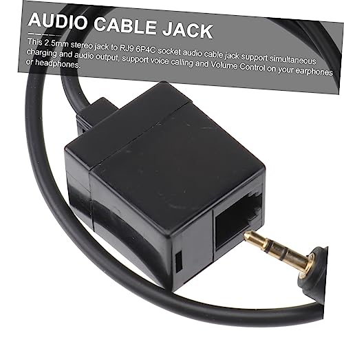 Cable adaptador estéreo Jack 2.5mm a PC para audio miniatura 7
