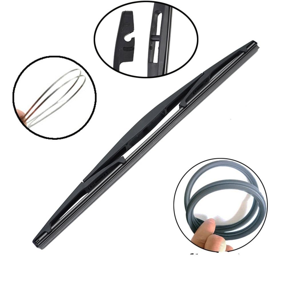 Spazzole Tergicristallo Kit Spazzole Tergicristallo Anteriori Posteriori Kit Parabrezza Parabrezza 24"+14"+14" per Mazda2 per Mazda 2 per Demio DE 2007-2014 Tergicristallo Auto