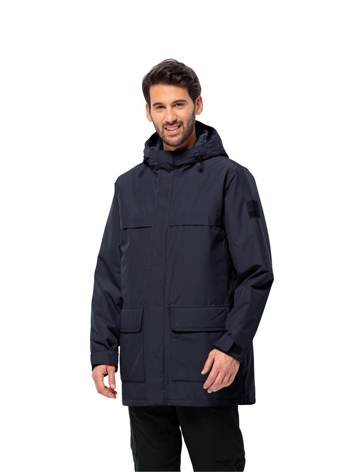 Jack Wolfskin Men's Winterlager Parka Jacket, Night Blue, XL