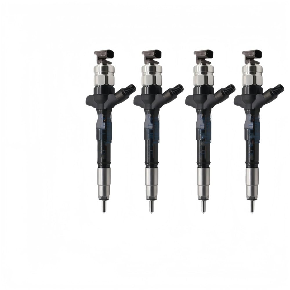 Fyuvdtuv 23670-09350 4Pcs 4Pcs 23670-0L090 23670-30400 Fuel Injection Systems 23670-09350 23670-39365 Compatible For Toyota Hilux