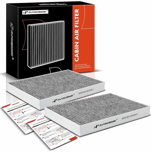 A-Premium 2-PC Cabin Air Filter with Activated Carbon Compatible with Mercedes-Benz S350, S400, S450, S550, S600, S63 AMG, S65 AMG, CL500, CL550, CL63 AMG, CL65 AMG, CLS63 AMG