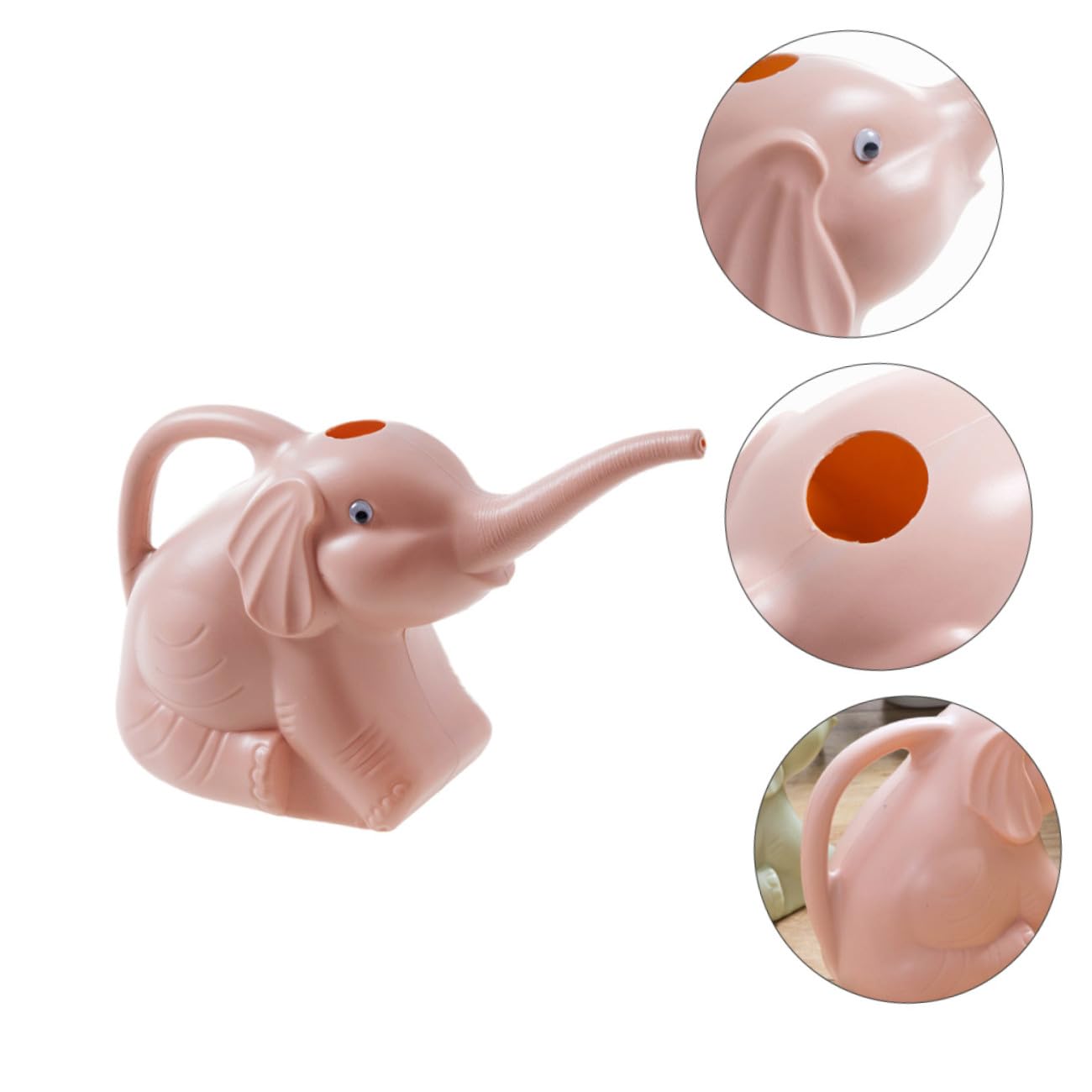 Toddmomy 3 Piezas Regadera De Elefante Regadera De Plastico Regadera Mini Elefante Hervidor De Agua De Dibujos Animados Pequeño Plantas Suculentas De Polivinilo Niño Rociar Agua