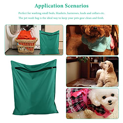 eROOSY 2 x Pet Laundry Bag with Zipper, Laundry Bag for Pets 55 * 60cm and 70 * 80cm Laundry Washing Bag Pets for Pets Clothes Blankets - Image 3