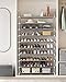 SONGMICS Shoe Rack, 10-Tier Shoe Shelf, Shoe Storage Organizer, 11 x 37 x 68.9 Inches, Metal Frame, Non-Woven Fabric Shelves, for Entryway, Bedroom, Gray ULSR10G