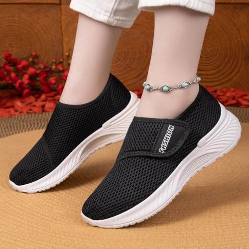 Chaussures de marche en maille femme baskets décontractées et légères