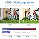 KERUI 8CH 4K PoE NVR Überwachungssystem Rekorder mit 2TB Festplatte für Überwachungskamera Aussen Innen, Überwachungstechnik Systeme Kompatibel 4K/2K/3MP/5MP/6MP/8MP/1080P HD PoE IP Kameras, 24/7