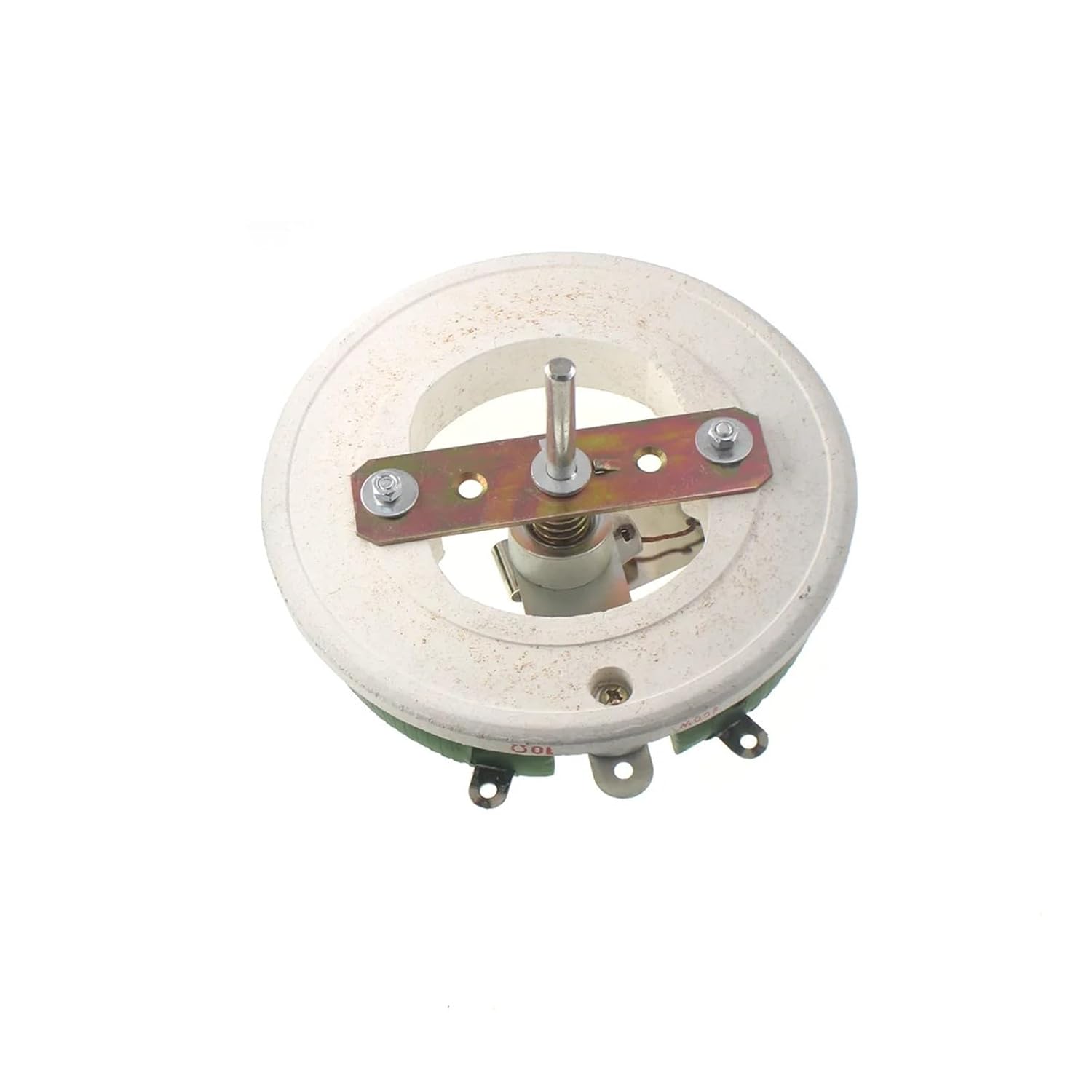500W BC1 Rheostat Rotary Variable Wire Wound Resistor Disc Shape Adjustable Resistor Sliding Rheostat(1K)