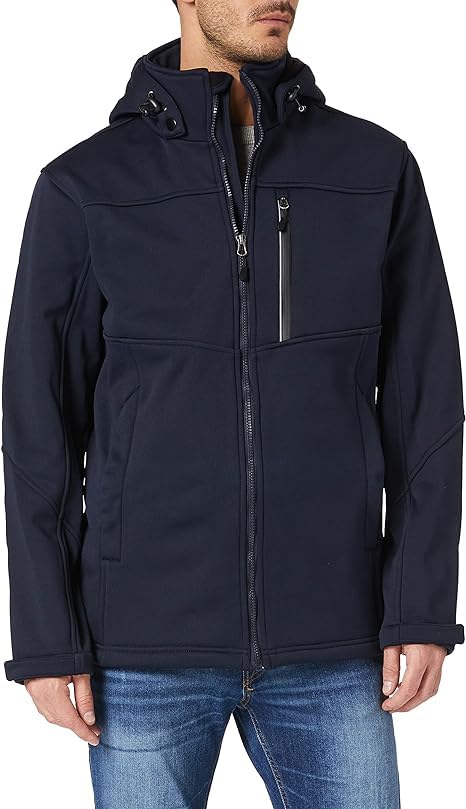 Veste Softshell JP 1880 Grandes Tailles Coupe-Vent Homme Fort L-8XL