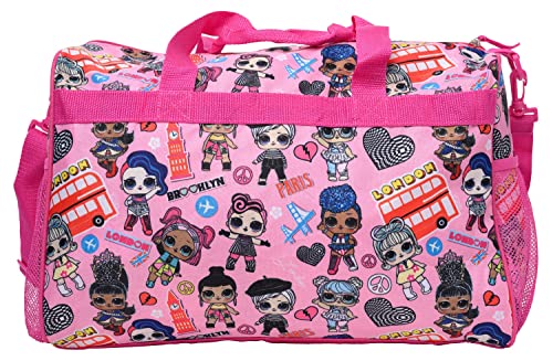 LOL Surprise Duffel Travel Bag 16" All Over Print4