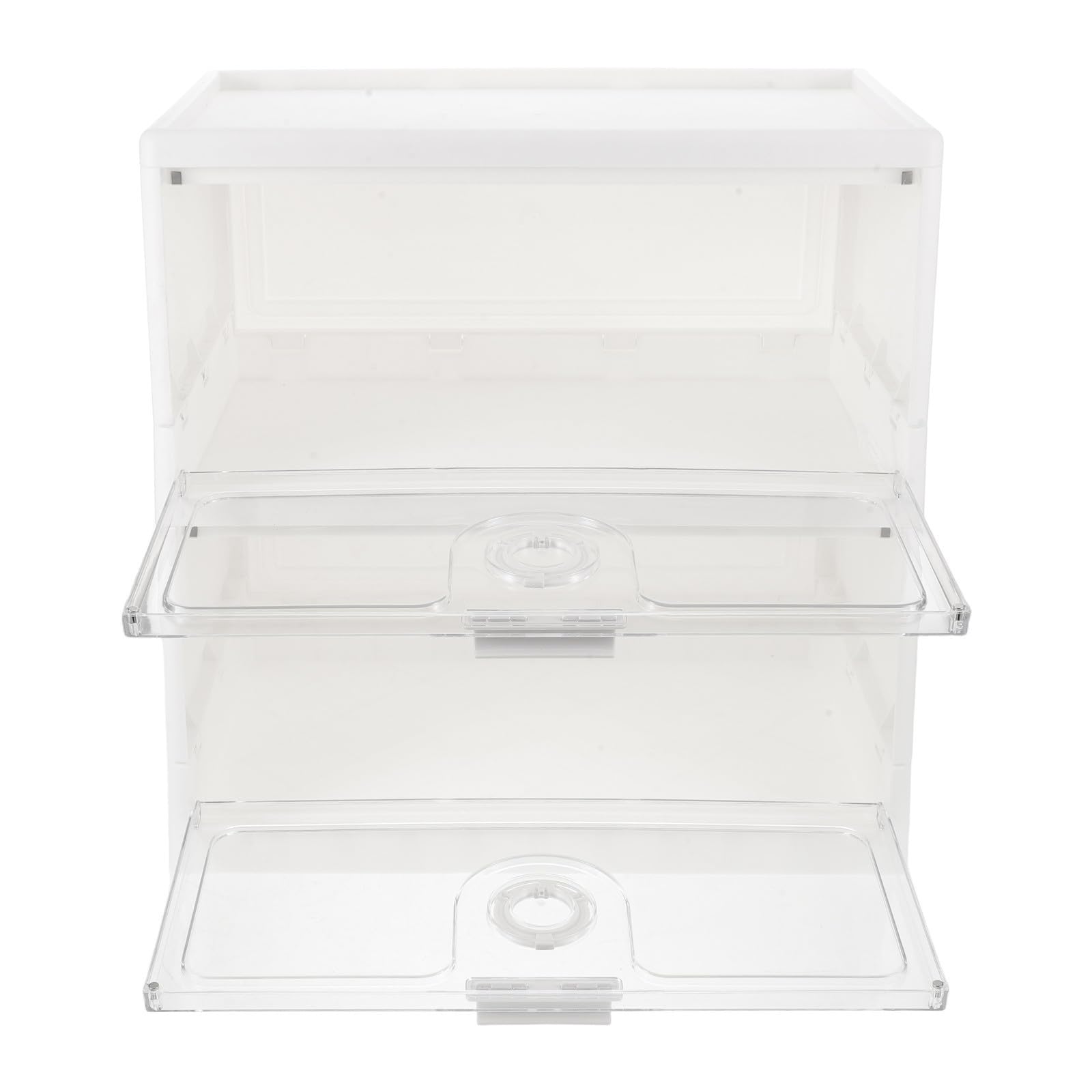 Scatola per Pane in Plastica a Doppio Strato con Timer, Conservazione Freschezza e Visibilità Totale, Organizer per Alimenti da Cucina per Uso Casalingo