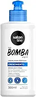 Salon Line, Creme de Pentear, SOS Bomba, Crescimento - Cabelos Ondulados, Cacheados e Crespos, 300 ml