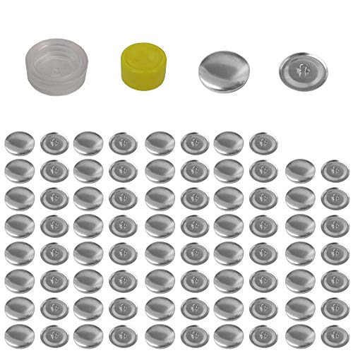 40 bottoni rivestiti da 22 mm CB22 - semplice