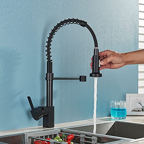 Robinet télescopique en nickel au design architectural pour évier moderne - 3