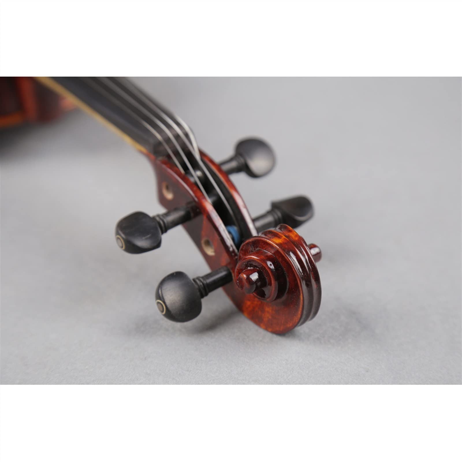 Modello Strumento A Violino 4/4 A Piastra Singola Fatto A Mano con Accessori in Ebano Arco E Scatola Violini per Studenti