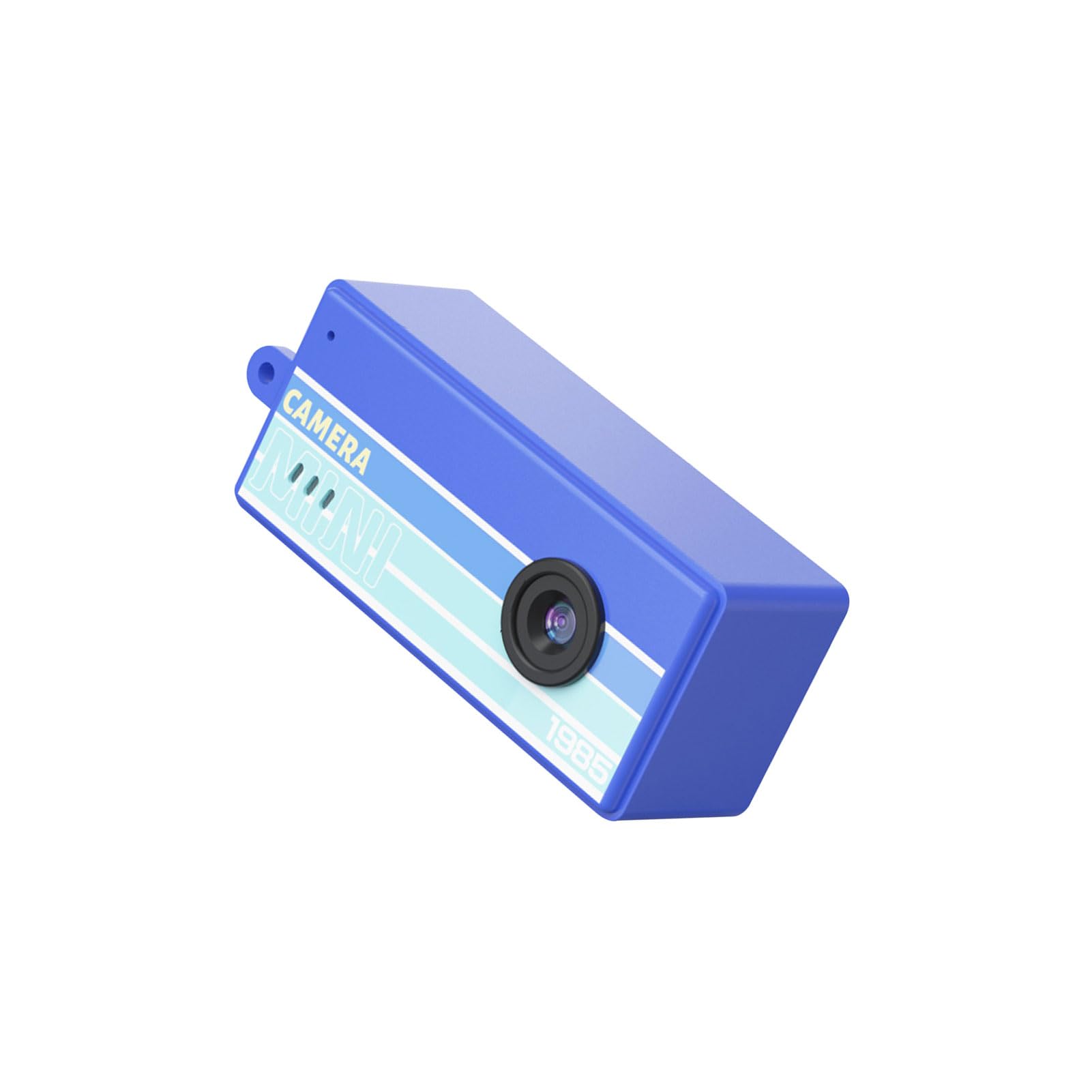 Dpofirs Mini Fotocamera Portachiavi, Fotocamere Digitali retrò HD 1080P da 12 MB, Piccola Fotocamera Portatile con Schermo da 0,96" per la Registrazione di Studi di Viaggio, Grandangolo (BLUE)