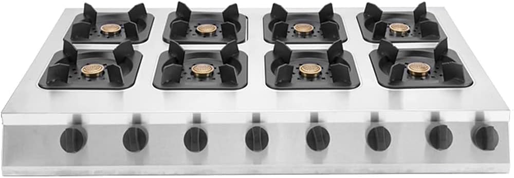 Outdoor Camping Burner, Continuous Grate, Uniform Firepower, Suitable for Fast Food Restaurants, Snack Streets, Commercial Restaurants,6