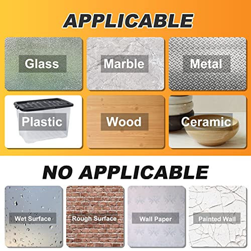 Double Sided Tape Heavy Duty, Clear Mounting Tape Waterproof Transparent Tape,16.4Ft Two Sided Adhesive Tape, Waterproof Removable Wall Tape Sticky Poster Tape For Home, Office, Car #TOP6