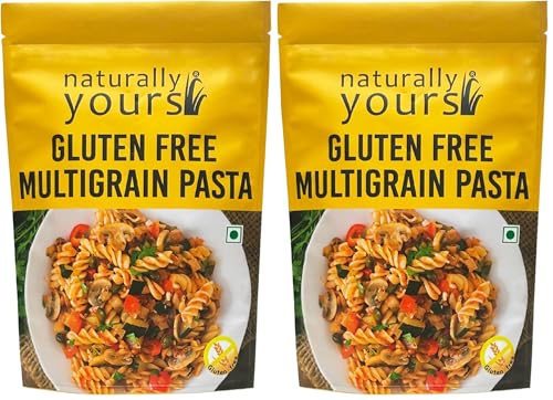 Image of Naturally Yours Gluten Free Multigrain Pasta | Corn, Amaranth, Bengal Gram, Jowar & Rice | No Maida, Preservative Free, Vegan, No Onion No Garlic, Jain Friendly | High Fiber & Protein | 200g Pack of 4
