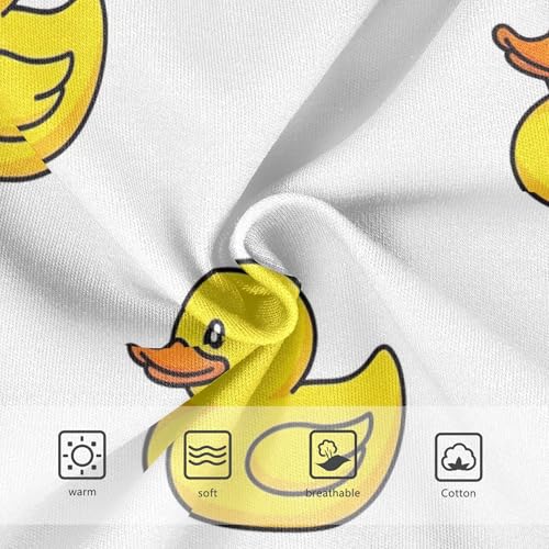 Girls Underwear Toddler 2t Cotton Panties Little Girl Bright Underpants Briefs Cute Yellow Ducks Prints White3