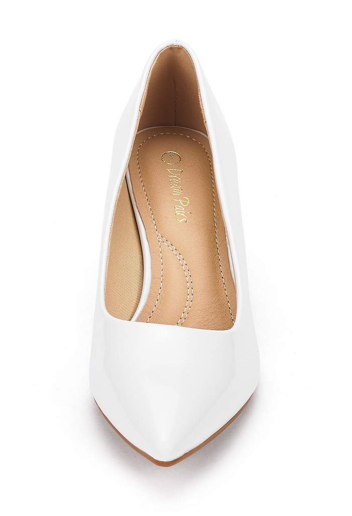 DREAM PAIRS Escarpins Femme Classiques et Élégantes Chaussures à Talon Chaton Confortable