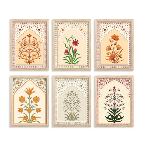 Image of ARTIFLY - Kalamkari Life tree framed wall Painting | for Living Room Bedroom Office Room Decor - Premium Digital Paintings with Frame for Wall Decor (Design 3, 13x17 inch, Standard Packaging)