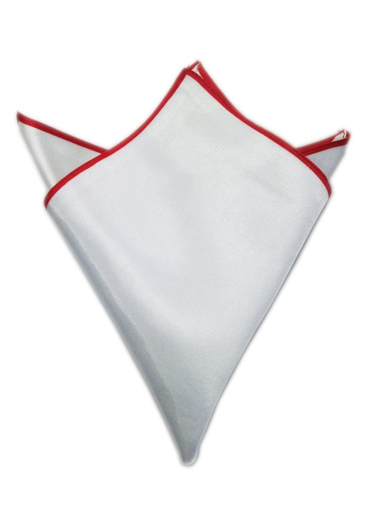 blacksmith White and Red Pocket Square for Men-picture-11