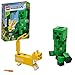 LEGO 21156 Minecraft BigFig Creeper und Ozelot, Spielzeug für Kinder ab 7 Jahren, baubare Figuren