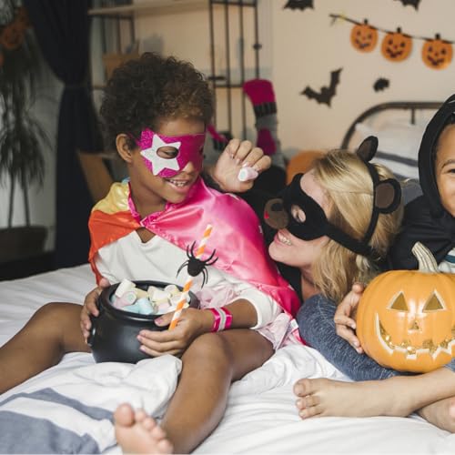 Pitillos de papel para Halloween 50 piezas diseño spooky miniatura 6