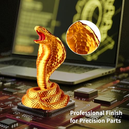 Image of ERYONE Silk Color PLA Filament 3D Printer 1.75mm + /- 0.03mm, Shiny Filament Silk PLA 1KG(2.2lbs) Cardboard Spool, Silk Gold