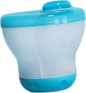 Kisangel Milk Powder Dispenser with 4 Compartments Portable Formula Container for Travel Baby Formula Storage Lightweight and Sealed Design