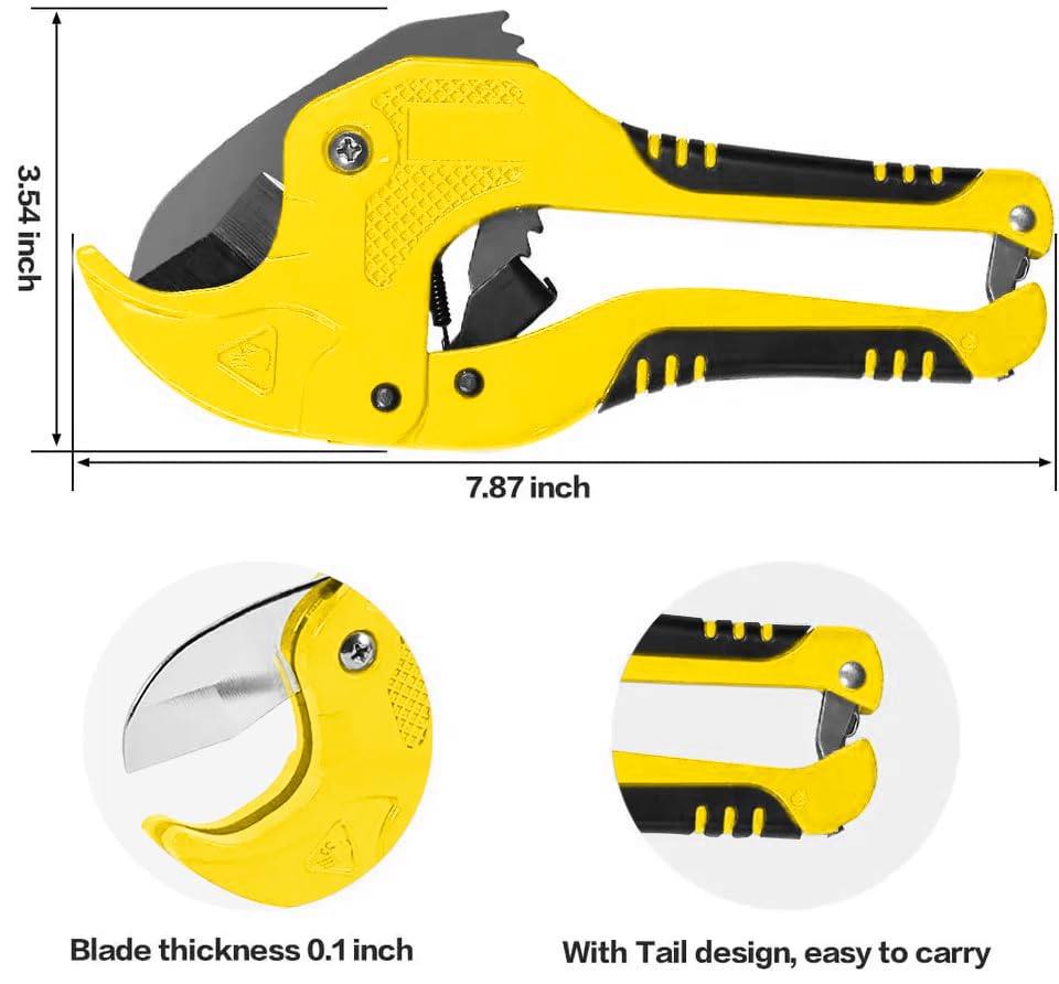 Pinza para cortar tubo PVC Marca CRAFTEC (2)