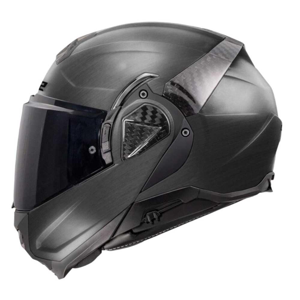 LS2, Modularer Motorradhelm ADVANT II Jeans Titanium