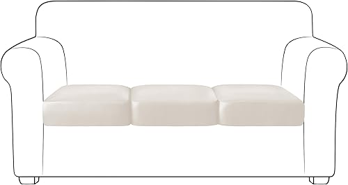 Yates Home Funda de cojín de piel sintética para sofá, impermeable, elástica, para asiento de caravana, sofá biplaza, para sofá biplaza, sala de