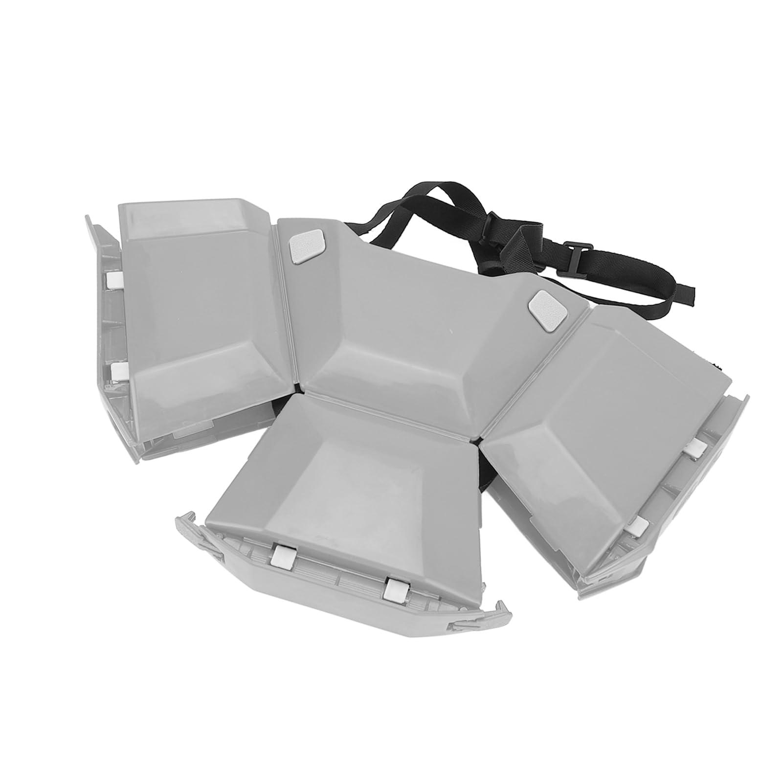YWBL-WH Casco Pieghevole, Cappello di Sicurezza per Protezione della Testa in Plastica Ad Alta Resistenza con Circonferenza della Testa Regolabile 47 * 62 Cm, per Lavoro All'aperto,