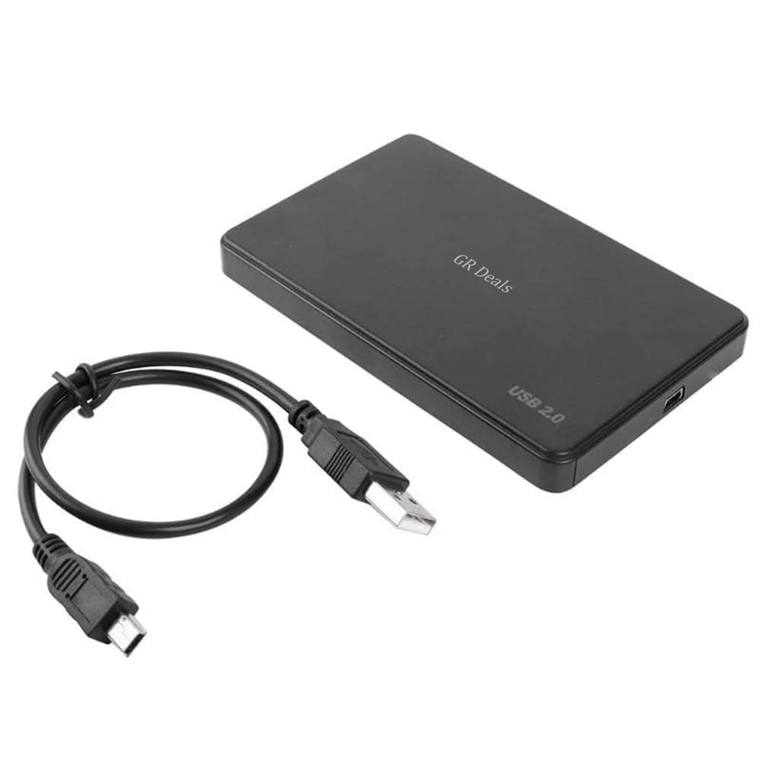 GR Deals 2.5 inch Hard Disk Case SATA USB 2.0 Portable Tool Free SSD Solid State Disk HDD Box External Hard Drive Enclosure for PC. 5Gbps Hard Disk Drive Enclosure Box Support 2TB HDD Disk (Black).-image-18