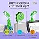 Gifts for Readers & Writers Flexilight Leselampe | 2 in 1 Lesezeichen Buch Licht | LED Clip On Leselampe | Kinder und Erwachsene Buchlampe | Buchzubehör | Geschenk für Leser, Buchliebhaber