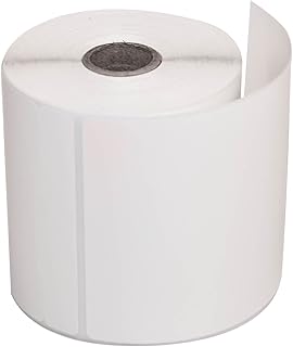 CompuLabel Direct Thermal Labels, 4x6 Inch, White, Roll, Permanent Adhesive, Near IR scan able with 3/4-Inch tab for FedEx,245 per Roll,12 Rolls/Carton (530695)